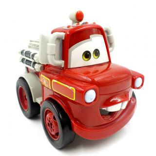Fisher Price Disney Pixar Cars Shake N Go Rescue Squad Mater,  Talking Fire Truck