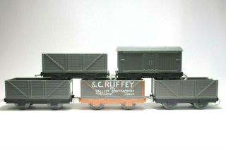 Set of 5 Troublesome Trucks Boxcar S.  C.  Ruffey Trackmaster Thomas Train 3