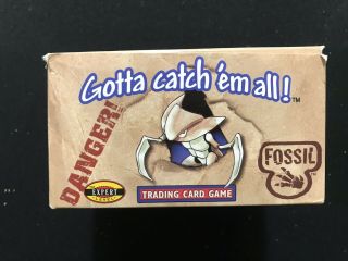 1999 Pokemon Fossil Unlimited Booster Box Display - Empty 3