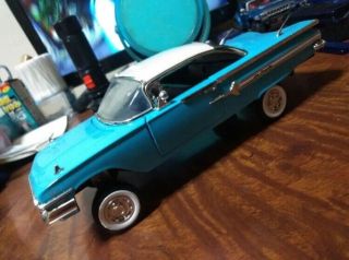 Jada Toys 1959 Ht Chevrolet Impala 1/24 Scale Light Blue High Rider Near