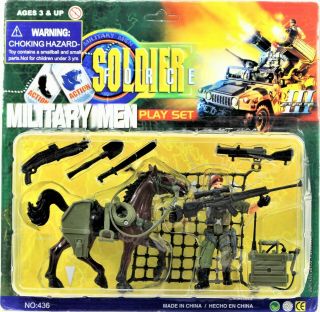 Soldier Force Military Men Play Set Series Lll Action Figure Military Horse