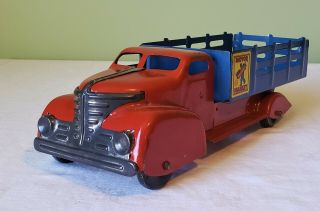 Marx Toys Gmc Cab Motor Market Delivery Stake Truck 30 