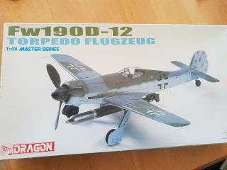 Dragon Models 1/48 Scale Focke Wulf Fw190d - 12 Torpedo Flugzeug