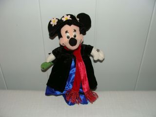 Minnie Mouse Disney Story Beanie Plush Toy As Mary Poppins Ec
