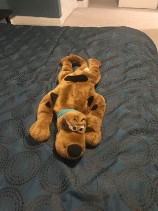 Equity Toy 26 " Plush Talking Hug Me Scooby Doo Dog Pillow Pal Laying Lg Animal
