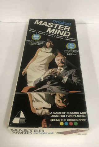 Vintage 1972 Invicta Master Mind Strategy Game – Complete