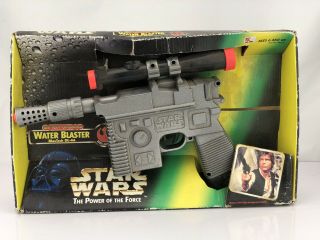 Star Wars Power Of The Force Battery Operated Water Blaster Han Solo