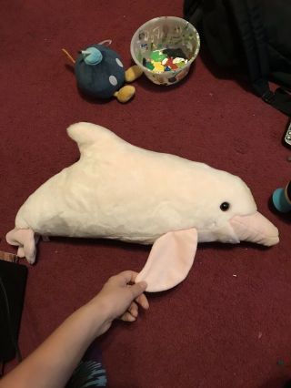 Discovery Channel Pink River Dolphin Plush