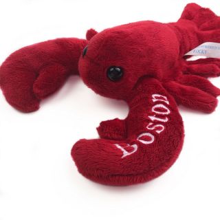 Vintage Wishpets Boston Rocky Red Lobster Plush Stuffed Animal