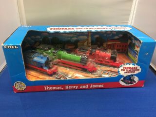Ertl Thomas Henry & James Gift Pack From The 1989 Ertl Series Of Trains