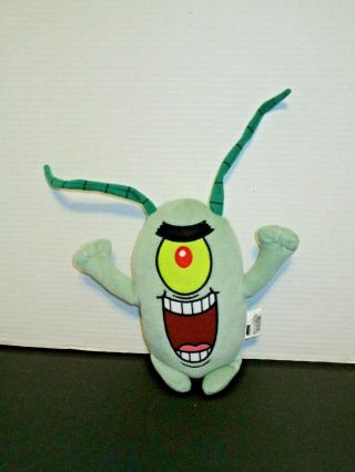 Plankton Spongebob Squarepants Nickelodeon Plush Stuffed Animal Toy 8.  5 "