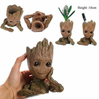 Guardians Of The Galaxy Vol.  2 Baby Groot 7 " Figure Flowerpot Style Toy Gift
