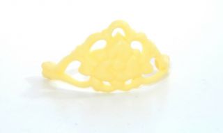 197 Vintage My Little Pony Dream Castle Yellow Crown Accessory