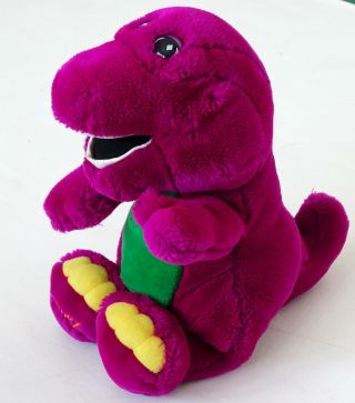 Dakin 14 " Barney Purple Dinosaur Plush Stuffed Animal 1992 Very