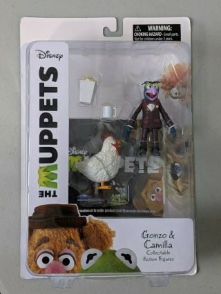 The Muppets Gonzo & Camilla Collectable Action Figures Diamond Select Toys 2016