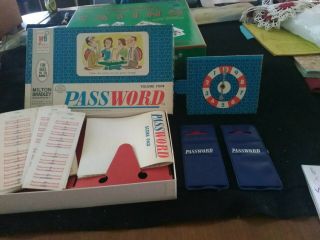 Vintage Password Board Game Milton Bradley 1964 Volume 4 Complete 4260