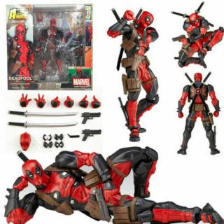 Marvel Legends X - Men No.  001 Deadpool Model Figure Revoltech Kaiyodo Gifts Ko Toy