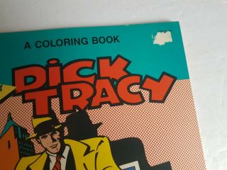 Dick Tracy Vintage Golden Coloring Book 1990 Vintage 2