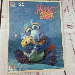 Vintage 1984 Muppet Babies Gonzo Frame - Tray Puzzle