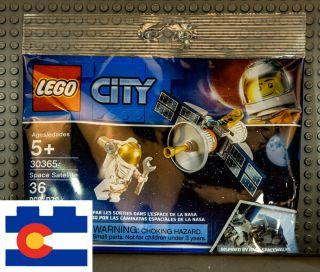 Lego 30365 Lego Space Satellite In Hand Nasa Space - X Esa Astronaut