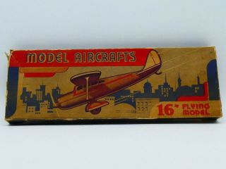 C1940 Model Aircrafts Sydney Messerschmitt Flying Kit Balsa Wood Plane Model Toy