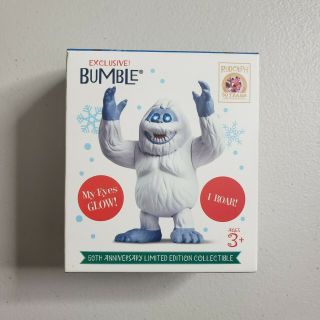Rudolph The Red Nosed Reindeer Bumble Abominable Snowman Figure Roars Lights Up
