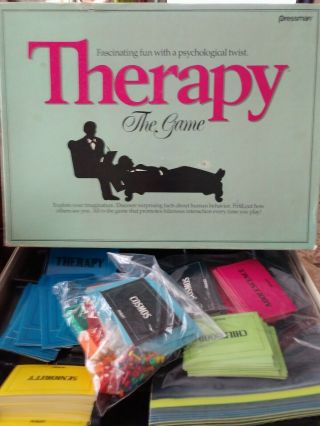 Therapy The Game Pressman Board Game 1986