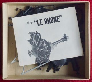 Vintage Williams Bros.  1/8 Le Rhone Rotory Engine Kit - cat.  301 - Look 3