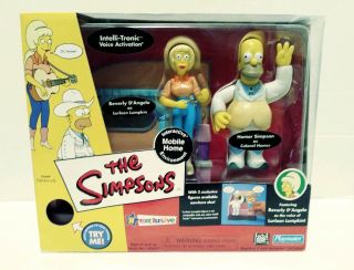 Mobile Home Simpsons Playset Lurleen & Homer Playset Toys R Us Playmates