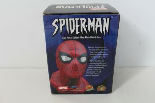 Alex Ross Marvel Spider - Man Mini Bust Diamond Select 3624/5000 Limited Edition 3