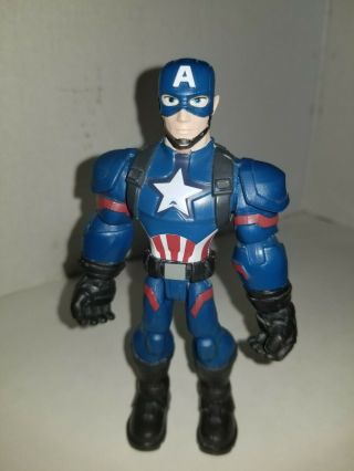 Disney Marvel Toybox Captain America 5.  5 " Action Figure No Shield Good Shape