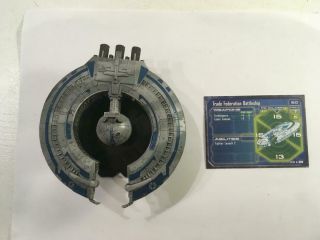 Star Wars Starship Battles Trade Federation Battleship With Card 37/60