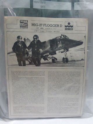 Esci Mig - 27 Flogger D 1/48 Scale