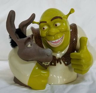 Shrek Talking Cookie Jar (dreamworks Merchandise 2001)
