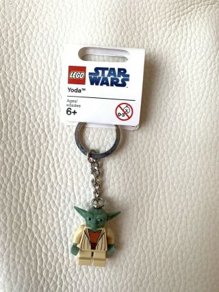 Lego Star Wars Yoda Keychain With Tags 4553065
