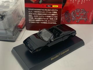 Ferrari Mondial T Cabriolet Black Kyosho 1:64 Scale Die - Cast Part.  5
