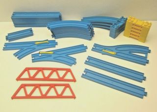 Tomy Thomas The Train Trackmaster Blue Replacement Expansion Add On Track Riser