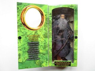 Lord Of The Rings Gandalf 12 Inch Action Figure 2001 Toy Biz - Near W/ Box