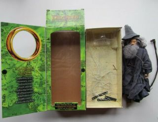 Lord of the Rings Gandalf 12 inch action figure 2001 Toy Biz - Near w/ box 2