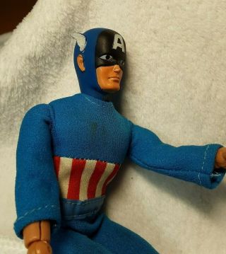 Vintage 1974 Mego 8 " Marvel Captain America Action Figure