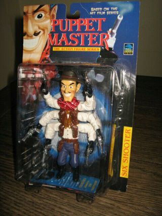 Puppet Master Six Shooter Action Figure Full Moon Toys Vintage 1997