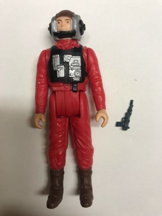 Vintage B - Wing Pilot Star Wars Action Figure 1984 - Complete