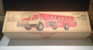 AMF Wen Mac Texaco Jet Fuel Delivery Tanker Toy Truck Metal Vintage 60 ' s Gas Oil 2