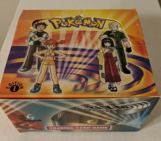Empty Pokemon 1st Edition Gym Heroes Booster Box