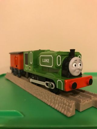 Thomas Train Trackmaster Motorized Luke And Brakevan