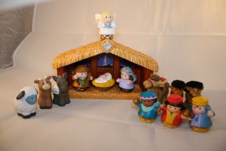 Fisher Price Little People Nativity Set Manger Scene Christmas Story