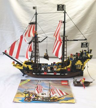 Lego Set 6285 Black Seas Barracuda Pirate Ship,  99 Complete Includes Booklet