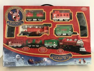 Rudolph The Red Nosed Reindeer O - Gauge Battery Operated Christmas Train Set