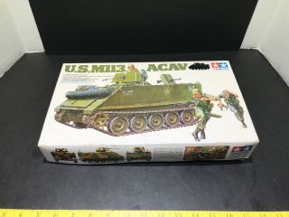 Tamiya 1/35 Scale Us M113 Acav Armored Carrier Vehicle (partial Build)