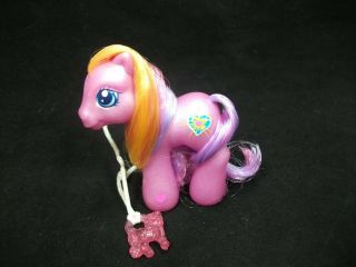Mlp Hasbro My Little Pony G3 Baby Pink Sunsparkle W/ Charm Great Htf B19.  5